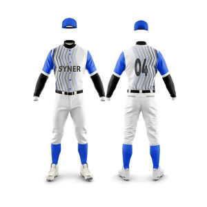 Conjunto Deportivo Personalizado Profesional Unisex para Adultos, Uniforme de Softbol, Jersey de Béisbol Estampado, Pantalones con Impresión por Sublimación, Tallas Grandes - Product Image 1
