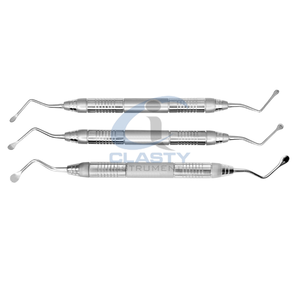 Kit d'instruments chirurgicaux dentaires 2026 Classe I avec poignée moletée argentée – Outils manuels d'extraction dentaire professionnels – Instruments médicaux - Product Image 3