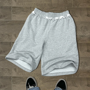 Custom Logo Sporty Solid Gym Shorts Quick Dry Material Zipper Pockets Drawstring Closure Workout Running Fitness shorts Mens - Product Image 1