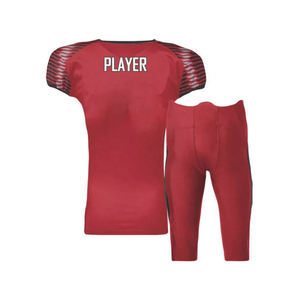 Ensemble d'uniformes de football américain pour adultes, sur mesure, grande taille, maillot à manches courtes, pantalon, vêtements d'équipe sportive unisexe, uniforme de football américain - Product Image 2