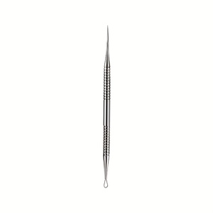 Double-Ended Facial Acne <b>Extractor</b> Tool Pimple Popper Tool Double Sided Blackhead Removal Needle Facial Skin Care Cleaning - Product Image 1