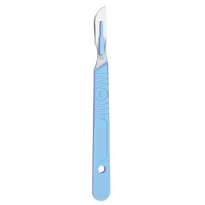 Manche de scalpel chirurgical n°4 de haute qualité en acier inoxydable, certifié CE et ISO13485, instrument de classe II pour - Product Image 3