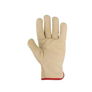 Gants de conducteur en cuir de vachette grainé Cut 5 Kevlar Doublure de sécurité Gants de conduite en cuir Gants de travail - Product Image 4