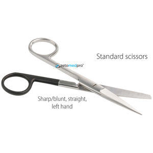 Tijeras Quirúrgicas Veterinarias Premium, Afiladas/Inocas, Rectas, 13 cm – Hechas de Acero Inoxidable de Alta Calidad para Operaciones Precisas en Animales - Product Image 3