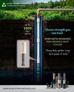 Tuyau de colonne en PVC-U durable de haute qualité ACCENT pour l'irrigation agricole par forage, longueurs de 3 et 6 mètres - Product Image 2