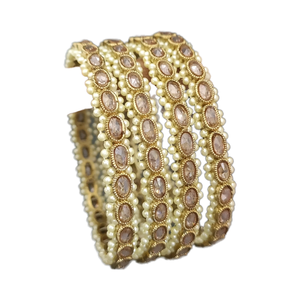 Polki <b>Bangles</b> for Women <b>Indian</b> Traditional Jewelry Metal <b>Bangles</b> for Bride - Product Image 2