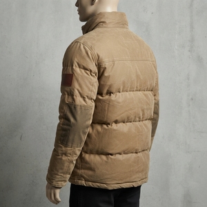 <b>Men</b> Padded Workwear <b>Jacket</b> Cotton Quilted Winter Warm <b>Utility</b> <b>Jacket</b> Stand Collar Multi Pocket Casual Outerwear - Product Image 2
