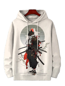 Sweat-shirt à capuche unisexe personnalisé en molleton 100 % coton, imprimé cheval, 400 g, imprimé numérique, couleur unie, coupe oversize, épaules tombantes, vente en gros - Product Image 4