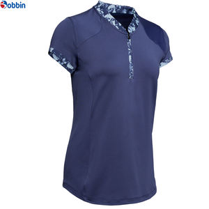 Polo de golf de manga corta de poliéster para mujer, oferta especial de verano, polo personalizado con bordado, uniforme, sublimación, top corto para mujer - Product Image 1