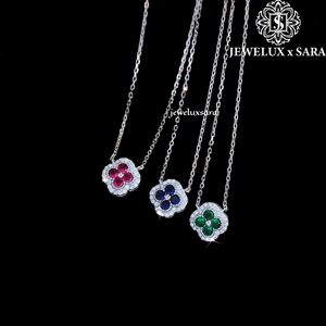 Collier pendentif en argent sterling fait main de qualité supérieure avec diamant moissanite pour femme, idéal pour les bijoux de mariée et l'usage quotidien - Product Image 2