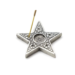 Quemador de Incienso en Forma de Estrella Plateada para el Hogar al Mejor Precio al por Mayor - Product Image 1