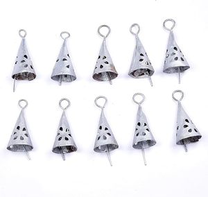 <b>Silver</b> Bells Rustic Metal Decorative Hanging Bells Farmhouse Home Decor Vintage Christmas Bell <b>Ornament</b> - Product Image 5