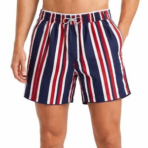 Shorts de bain uniques pour hommes, style décontracté, taille élastique, séchage rapide, tissu doux, pour la plage et la natation - Product Image 1