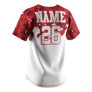 Maillot de baseball élégant et de haute qualité pour hommes, manches courtes, couleurs imprimées personnalisées, respirant, grandes tailles, logo personnalisé, maillots d'équipe - Product Image 6