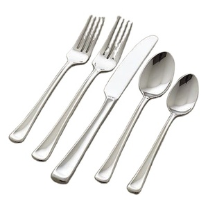 Juego de cubiertos rústicos de la mejor calidad de 5 piezas de Cubiertos de acero inoxidable para restaurante, fiesta en casa para cocina y uso en hoteles - Product Image 1