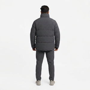 Custom <b>Techwear</b> Men's Waterproof Zipper Puffer <b>Jacket</b>-Futuristic Down Coat for Winter-B2B Supplier - Product Image 2