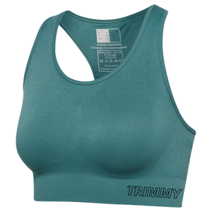 Sujetador Deportivo TRIMMY SPORTS para Niñas, Sin Costuras, Espalda Cruzada, Cuello en V, Soporte Alto, para Yoga y Fitness, Ecológico, Transpirable, de Secado Rápido, Diseño Simple - Product Image 4