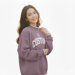 เสื้อไหมพรมคอเต่าสีเขียวมะกอกสำหรับผู้หญิง พิมพ์ลายตัวอักษรตามสั่ง ผ้าฝ้ายถัก ใส่สบายในฤดูใบไม้ร่วง แขนยาว ระบายอากาศได้ดี ดีไซน์คอเต่า - Product Image 6