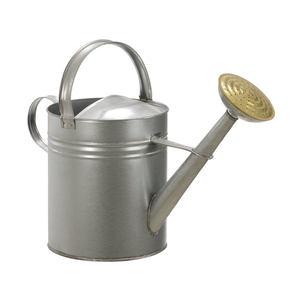 Arrosoir en acier galvanisé rustique antique, pot de jardin en métal vieilli, arrosoir pour plantes en fer durable avec revêtement en zinc - Product Image 3