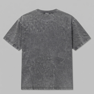 Camiseta Oversize para Mujer con Bordado Desgastado, Hombros Caídos, Tallas Grandes, Cuello Redondo, Manga Corta, Holgada, Ecológica, de Alta Calidad - Product Image 2