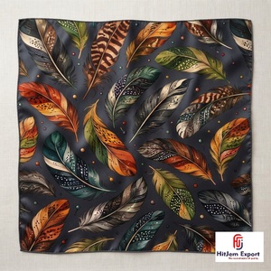 Custom Printed Bandana <b>Scarf</b> Premium Fabric Private Label OEM ODM Manufacturer Bali Custom Fabric Products Bulk Supply - Product Image 1