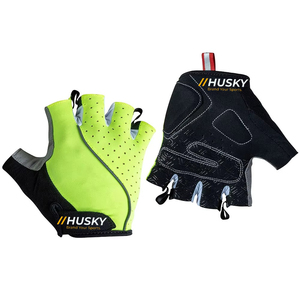 Guantes Deportivos HUSKY Personalizados Unisex de Medio Dedo para Levantamiento de Pesas y Ciclismo, Acolchados con Microfibra Transpirable y Resistentes a Impactos - Product Image 1