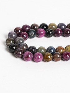 Cuentas sueltas de rubí y zafiro naturales auténticos para la fabricación de joyas, pulseras, collares, manualidades, venta al por mayor. - Product Image 2