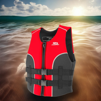 Rompi Pelampung Dewasa Aropec 2mm Neoprene Ringan Tiup Tipe III untuk Olahraga Air Wakeboarding Kayak Memancing Surfing