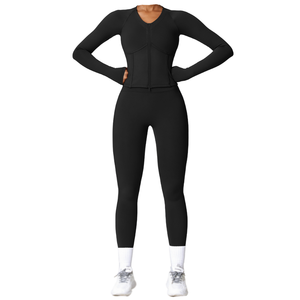 Women <b>Yoga</b> & Fitness <b>Set</b> | Quick Dry Sports Wear | Slim Fit Workout Outfit Breathable Spandex Nylon <b>Yoga</b> <b>Sets</b> - Product Image 2