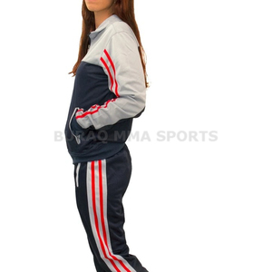 Ensemble de salon rayé 2 pièces pour femmes, haut à manches longues boutonné et pantalon à cordon de serrage - Product Image 3