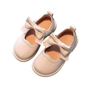 Chaussures en cuir souple pour filles, unisexes, bout rond, doublure en cuir véritable, fournisseur en gros - Product Image 6