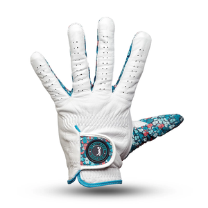 Golf <b>Glove</b> Reinforced Leather Palm Breathable Stretch Fabric Professional Golf outdoor Sports Activities anti-slip grip <b>moisture</b> - Product Image 3