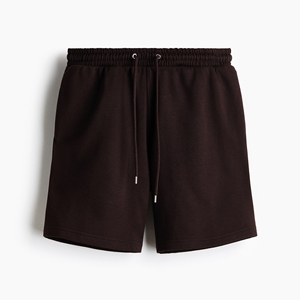 Best Quality 100% Cotton Men's Summer Athletic Fitted Shorts with <b>Elastic</b> Waist Quick-Drying <b>String</b> Pockets Bermuda Style - Product Image 2