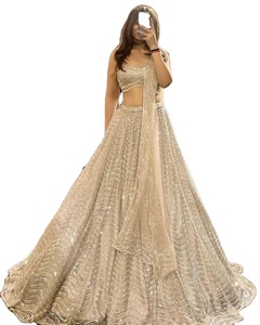 Beautiful Luxury Georgette Silk Modal Viscose Rayon Multi Color Heavy Embroidery Ethnic Modern Design Floor-Length Lehenga Choli - Product Image 1