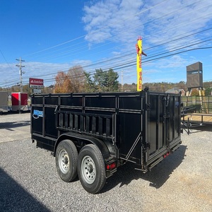Premium 7x14 High Side Dump <b>Trailer</b> Heavy Duty Amp Model Built For Farm Transport With Strong Hydraulic Lift And <b>Tractor</b> - Product Image 1