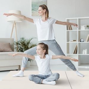 Colchoneta de Gimnasio Plegable Portátil con Asas para Práctica de Yoga - Product Image 2