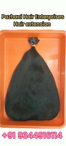 South Indian Temple Raw <b>Remy</b> <b>Hair</b> <b>Extensions</b> 100% Unprocessed Human <b>Hair</b> Double Drawn Weave Tape - Product Image 2