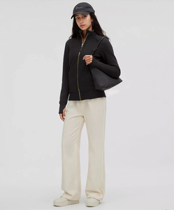 Chaqueta Deportiva de Manga Larga con Cierre para Mujer, Sudadera con Capucha de Forro Polar con Cierre Dorado para Invierno y Deportes al Aire Libre Versátiles - Product Image 5