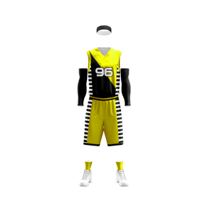 Tenue d'équipe de basketball unisexe personnalisée avec maille ventilée pour les matchs, les entraînements et les compétitions - Product Image 2