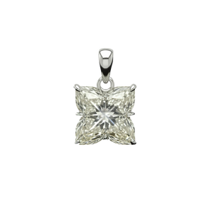 Diamant de laboratoire HPHT CVD moderne en forme de fleur de lys, qualité DEF VVS VS1, pierre précieuse en vrac pour bijoux de créateur - Product Image 1