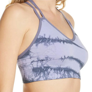 Soutien-gorge de sport pour femme à fort impact, rembourré, bretelles réglables, respirant, en maille, sans couture, pour la gym, la course, le yoga et le fitness - Product Image 3