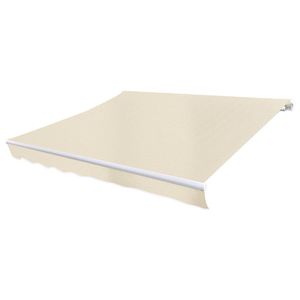 Cadre de pare-soleil en toile crème 13.1 'x 9.8' non inclus - Product Image 2