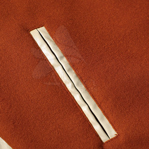 แจ็คเก็ตวาร์ซิตี้คอตั้งผ้าขนสัตว์/หนังแท้ OEM ไซส์ใหญ่สำหรับผู้ชาย แจ็คเก็ตเบสบอล Letterman คุณภาพสูง แฟชั่นลายตัวอักษร - Product Image 3