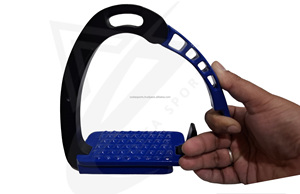 Estribos de Montar a Caballo de Liberación Rápida de Aluminio y Acero Inoxidable, Ligeros para Entrenamiento, Estribos de Seguridad con Placa de Acero - Product Image 5
