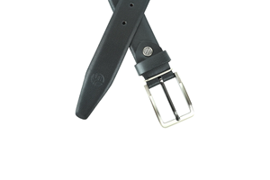 Cinturón Unisex de Cuero Vacuno, Popular, Clásico, de Color Sólido, Cinturón Personalizado de Cuero Genuino, Servicio OEM - Product Image 4