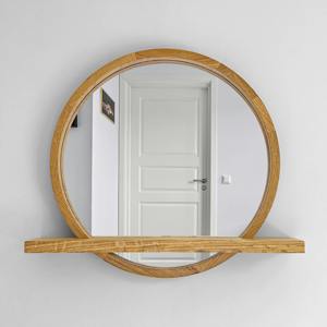 Miroir mural en bois en forme d'arche, miroir mural décoratif classique en bois pour entrée et couloir, miroir suspendu en gros - Product Image 1