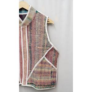 Nuevo Chaleco Corto Bordado con Flores Estilo Suzani Kantha para Mujer, 100% Algodón, Ecológico y de Secado Rápido - Product Image 5