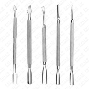 Herramienta Empujadora de Cutículas de Acero Inoxidable de Marca Privada OEM – Herramienta de Cuidado de Uñas de Acero Inoxidable al por Mayor con Color Personalizado para Manicura - Product Image 5