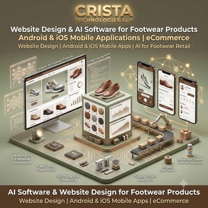 Applications mobiles Android iOS, conception de sites Web, logiciel d'IA pour les produits de chaussures, logiciel ERP CRM d'IA, WordPress, Shopify, e-commerce - Product Image 1