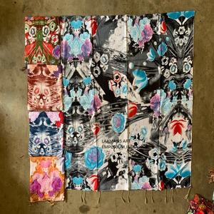 Bufandas estampadas de rayón de verano para mujer con estampados florales - Product Image 1